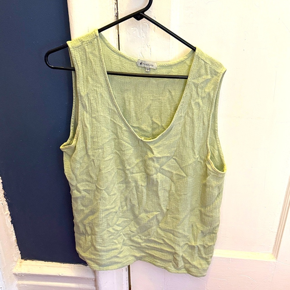 Pokoloko Light Green Tank Top